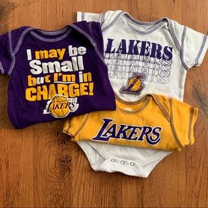 NBA Lakers 12 Month Old Onesie